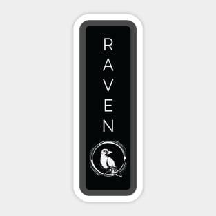 lucky  3rd eyed raven Sticker